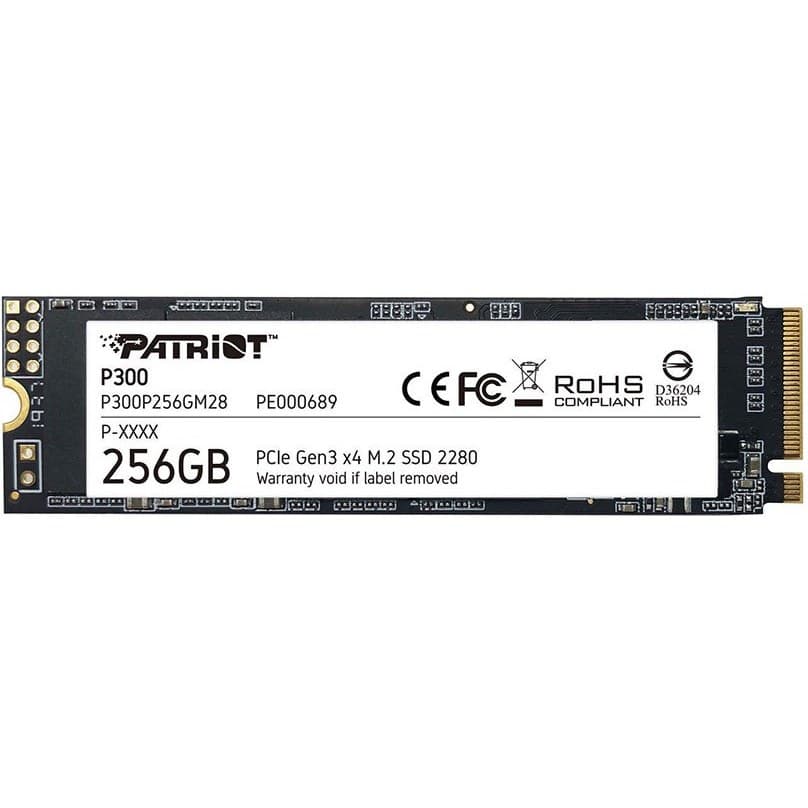 حافظه اس اس دی اینترنال پتریوت مدل P300 M.2 2280 NVMe ظرفیت 256 گیگابایت