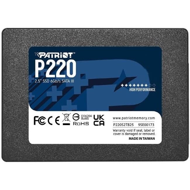 اس اس دی اینترنال SATA III پتریوت مدل P220 ظرفیت 256گیگابایت