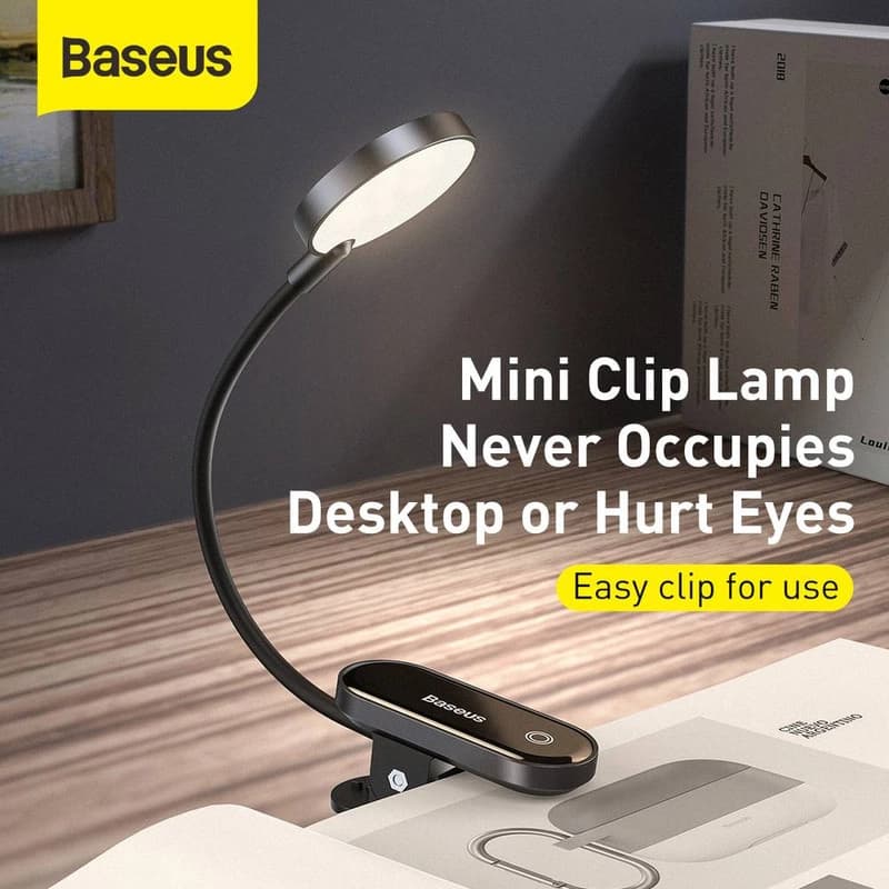 چراغ مطالعه بيسوس مدل MINI CLIP LAMP DGRAD-0G — تصویر ۷