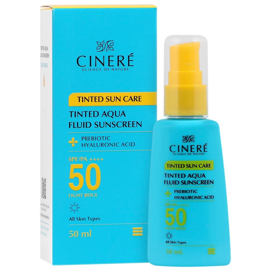 ضد‌آفتاب فلوئید رنگی spf50 سینره — تصویر ۵