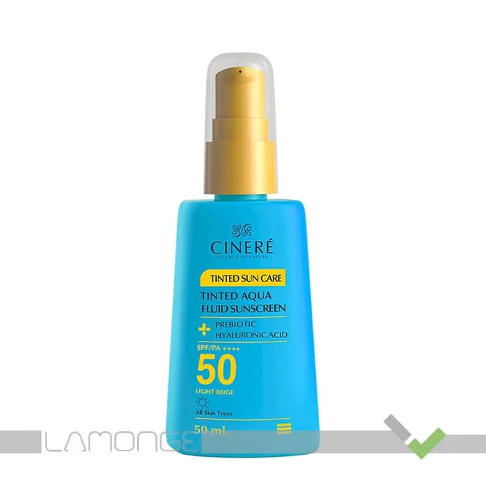 ضد‌آفتاب فلوئید رنگی spf50 سینره — تصویر ۲