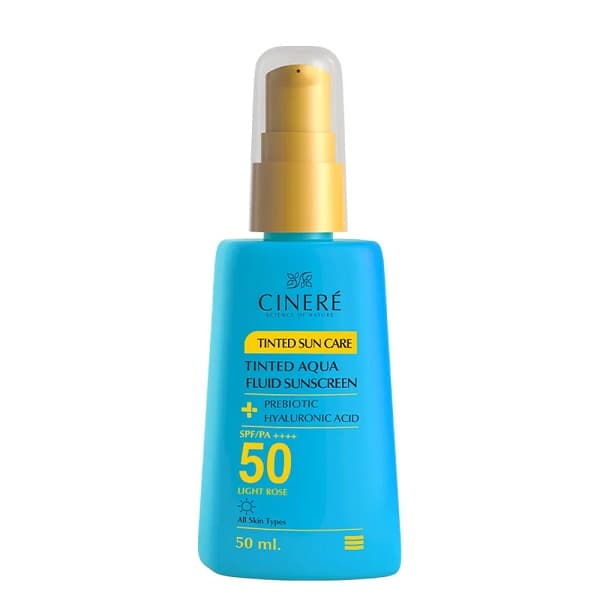 ضد‌آفتاب فلوئید رنگی spf50 سینره — تصویر ۳