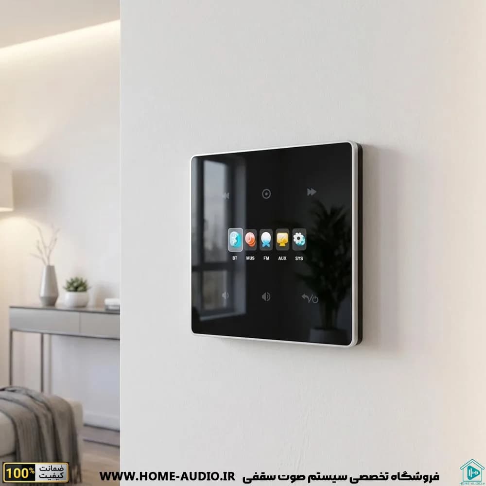 پکیج 4 عددی اسپیکر سقفی نایس ویس مدل TW420 + آمپلی فایر لمسی دیواری نایس وویس مدل D — تصویر ۶