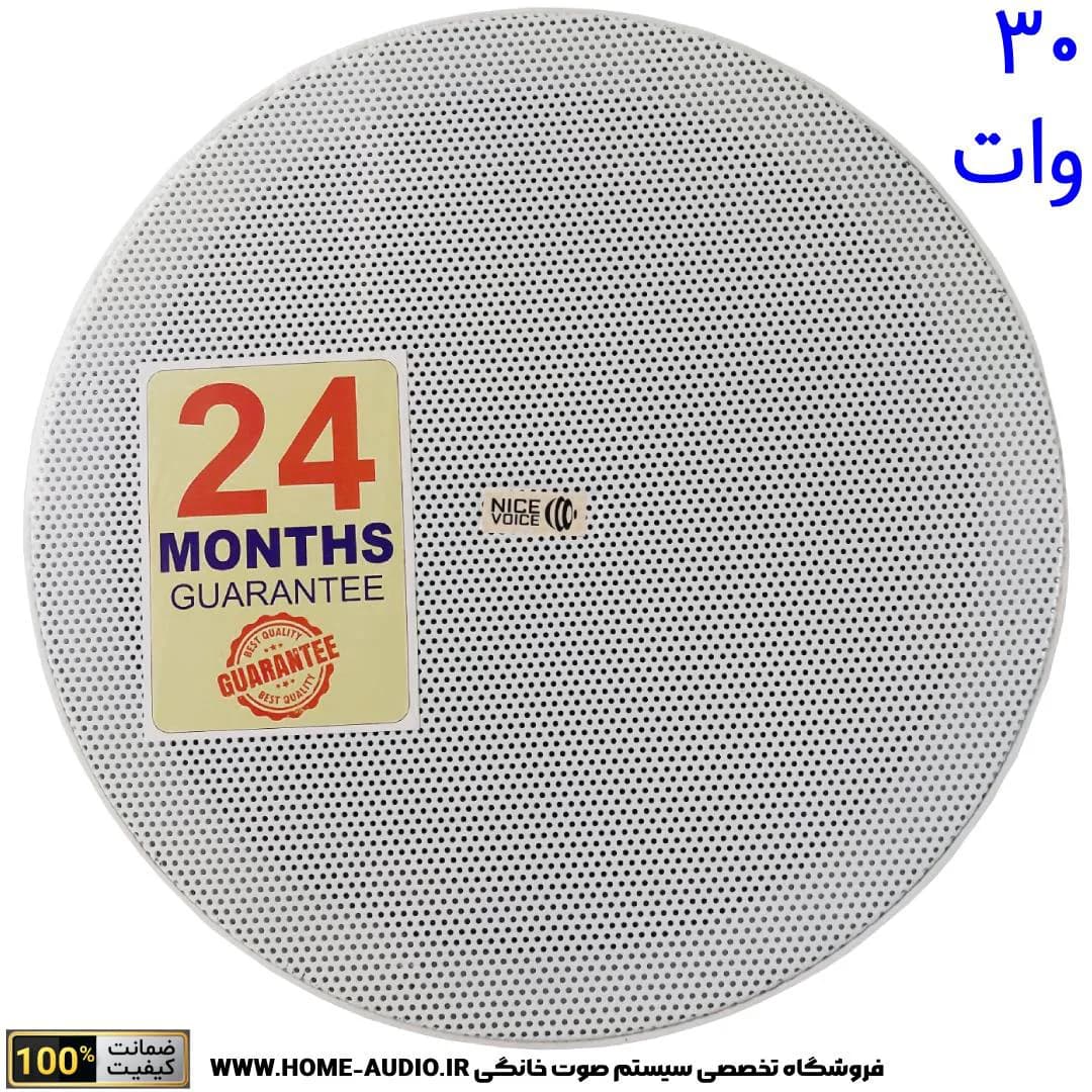 مجموعه اسپیکر سقفی نایس ویس TW530 + موزیک پلیر SA7830 — تصویر ۳