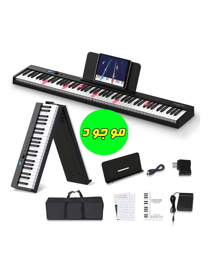 پیانو تاشو کونیکس Konix folding piano PJ88C — تصویر ۵