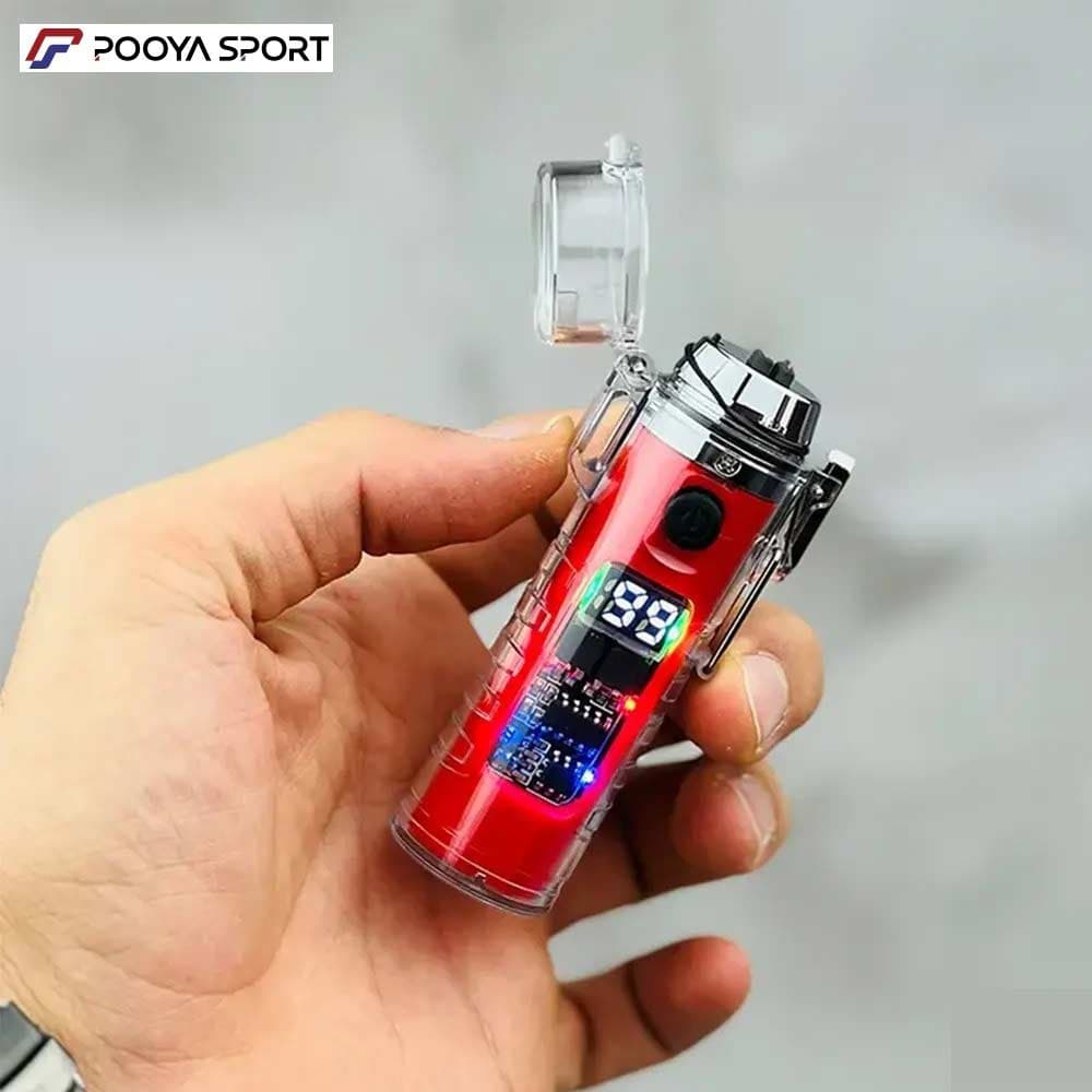 فندک پلاسمایی شارژی چراغ قوه دار Rechargeable — تصویر ۱۲