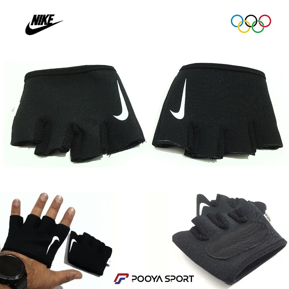 دستکش کراس فیت نیمه انگشتی حرفه ای NIKE خارجی — تصویر ۱۰