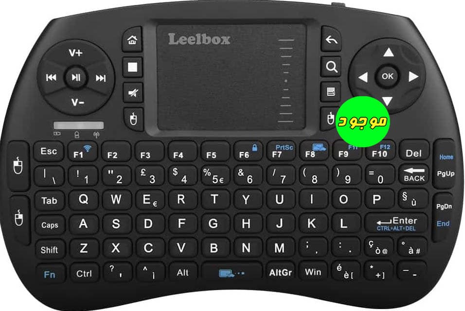 کیبورد (صفحه کلید) بی سیم Leelbox Mini | اندروید 2.4 گیگاهرتز با ماوس صفحه لمسی