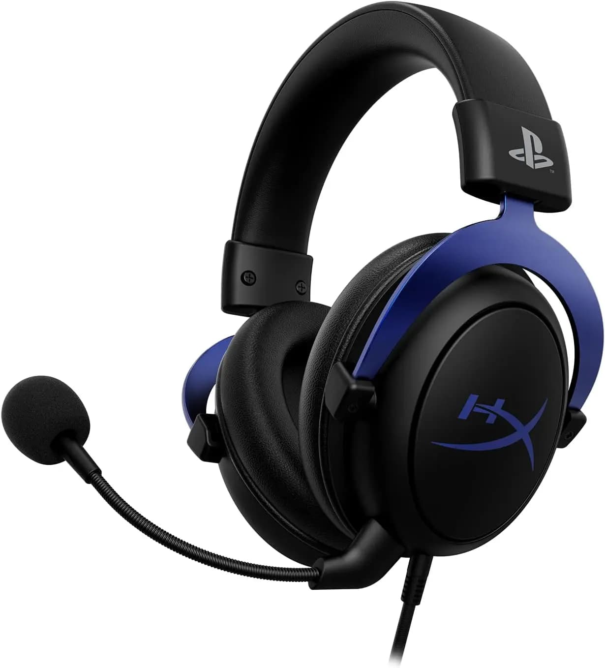 هدست (هدفون) گیمینگ HyperX Cloud ، دارای مجوز رسمی پلی استیشن، برای PS5 و PS4، میکروفون حذف نویز — تصویر ۸