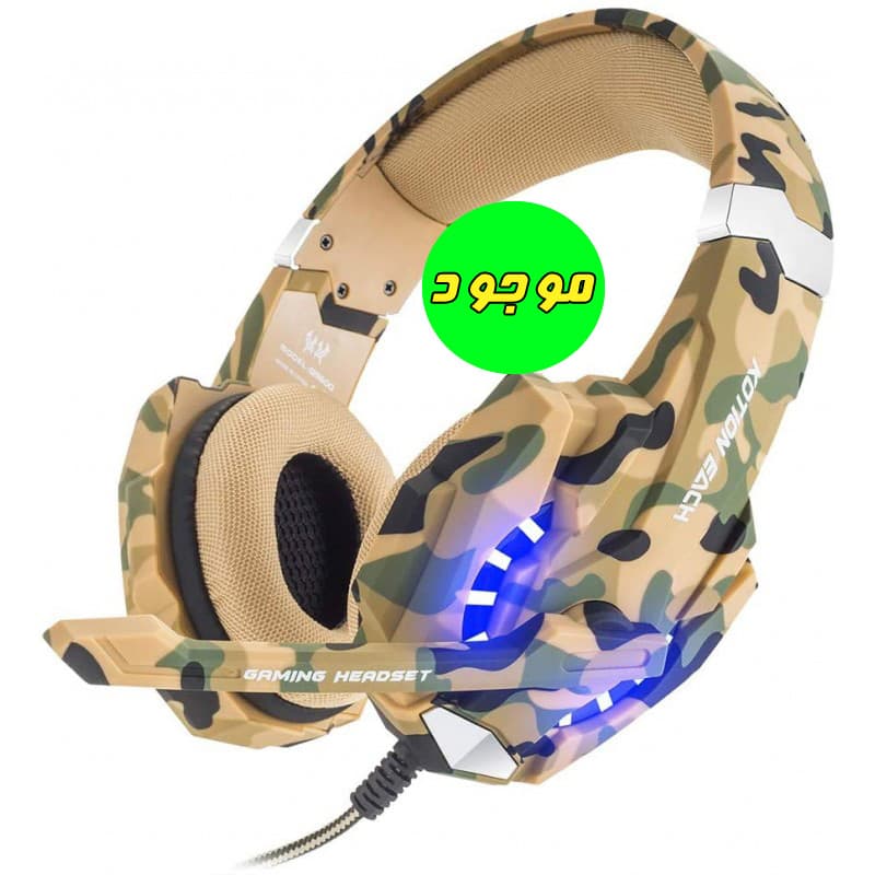 هدست (هدفون) گیمینگ کوشن ایچ مدل Kotion Each G9600 با نور LED — تصویر ۱۰
