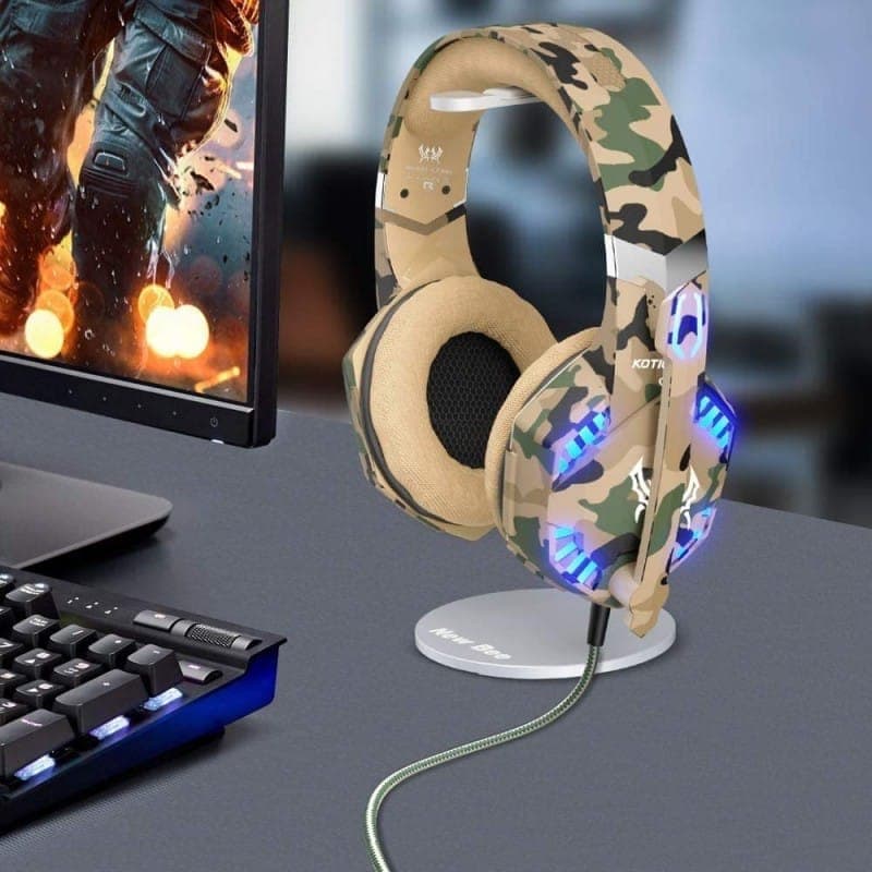 هدست (هدفون) گیمینگ کوشن ایچ مدل Kotion Each G9600 با نور LED — تصویر ۱۱