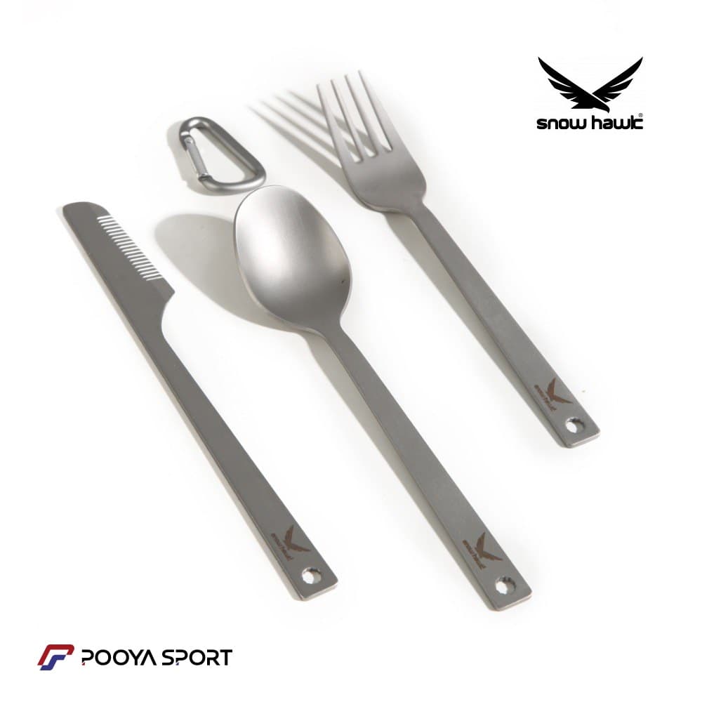 ست قاشق چنگال کمپینگ اسنوهاک snowhawk کد SN-C6134 — تصویر ۳