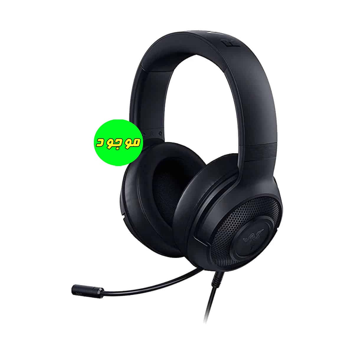 هدست گیمینگ باسیم ریزر مدل Kraken Black – مشکی — تصویر ۲