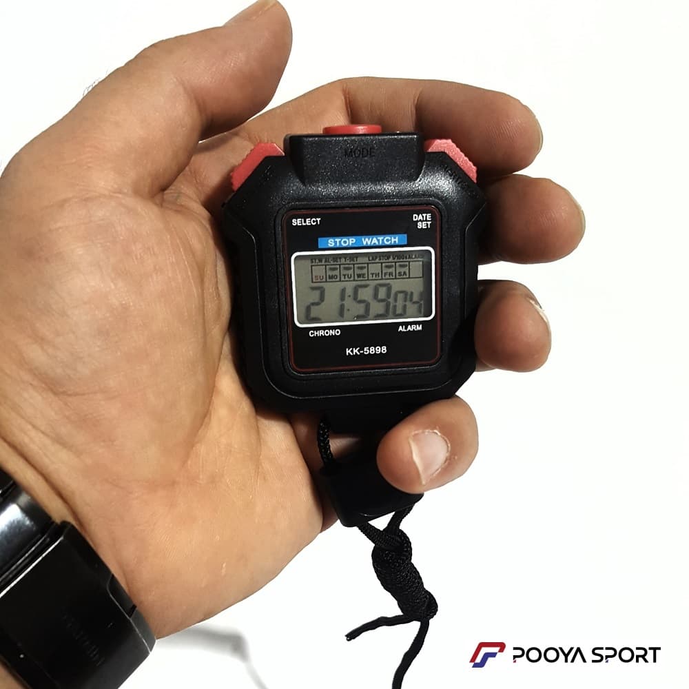 کرنومتر حرفه ای تک زمانه STOPWATCH KK_5898 (اصل) — تصویر ۳