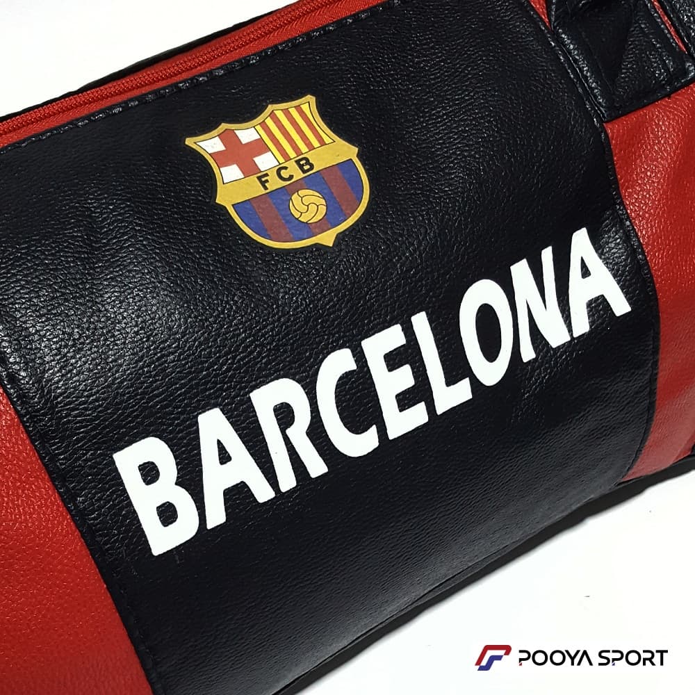ساک ورزشی چرم بارسلونا Barcelona سایز متوسط — تصویر ۱۲