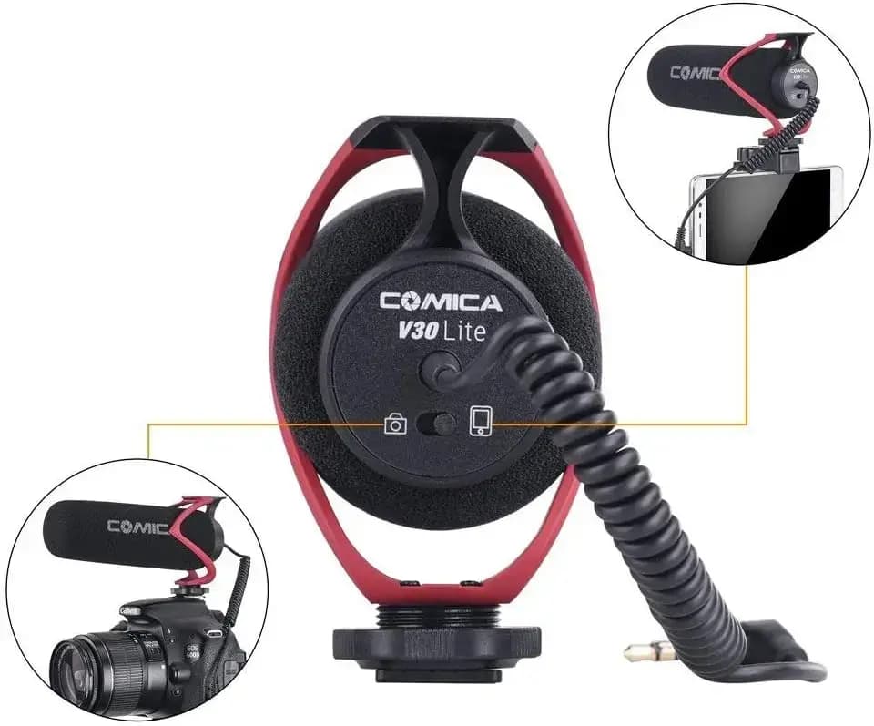 میکروفون ویدئویی شاتگان Comica مدل CVM-V30LITE — تصویر ۱۰