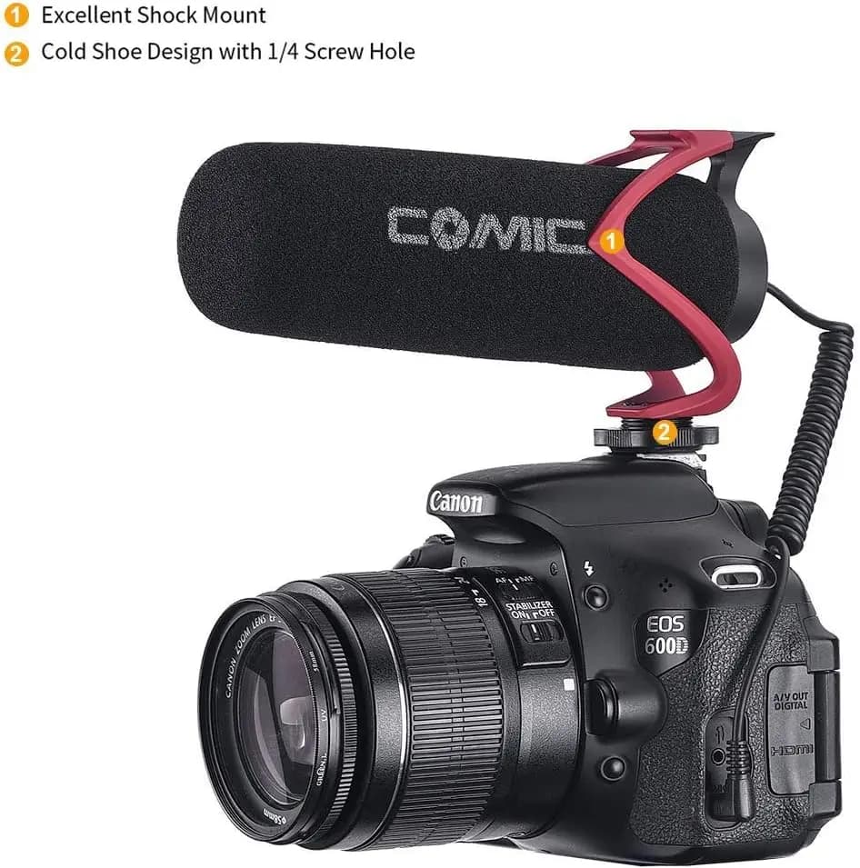 میکروفون ویدئویی شاتگان Comica مدل CVM-V30LITE — تصویر ۶