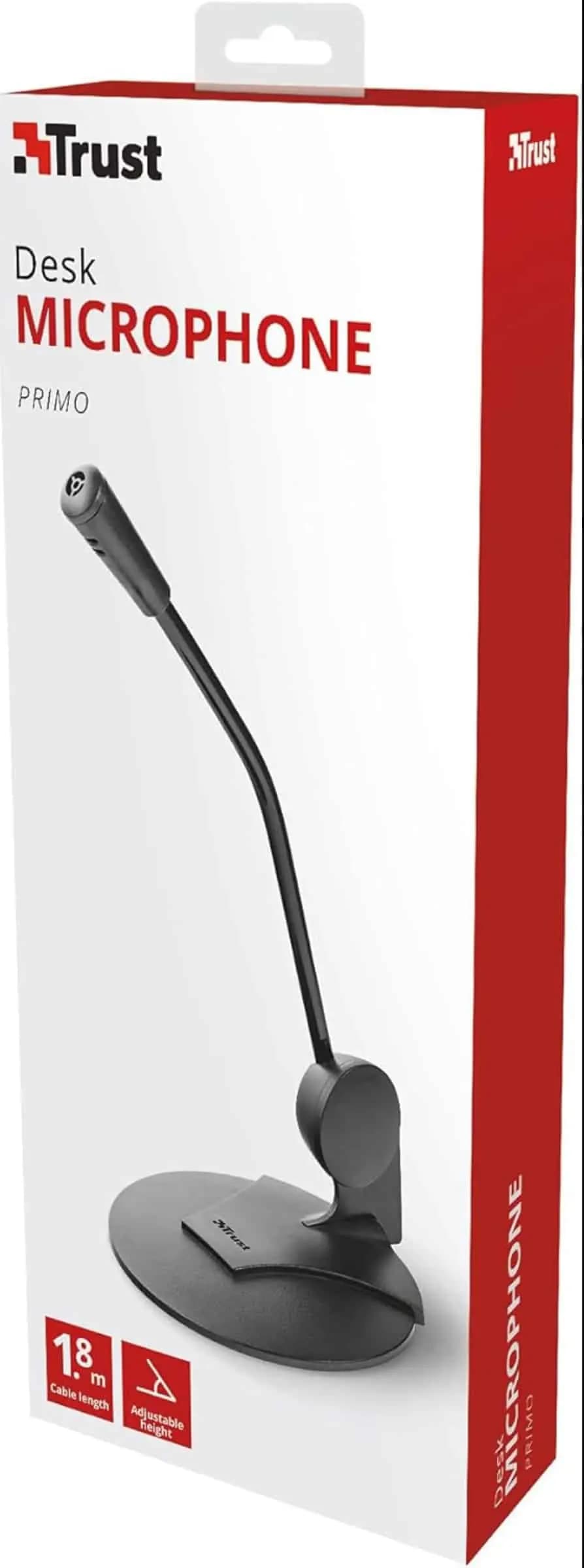 میکروفن رومیزی تراست Trust Primo 21674 با رابط Aux 3.5mm — تصویر ۹