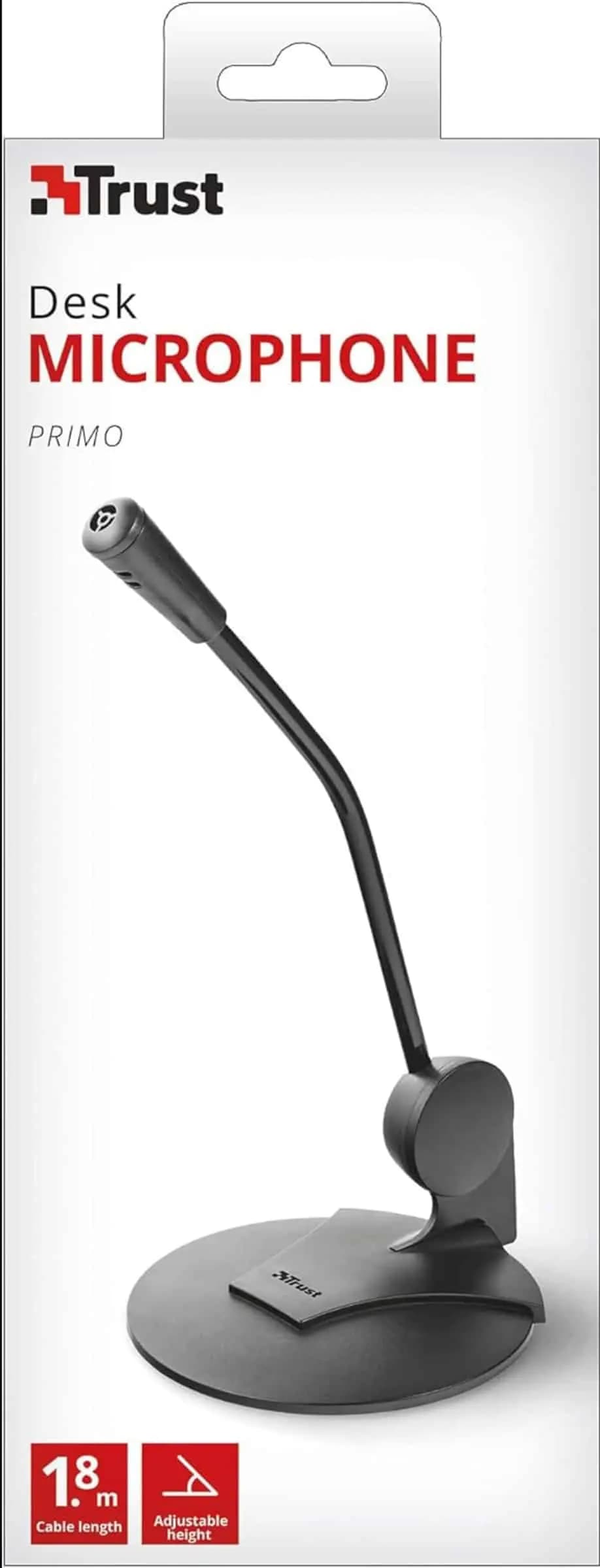 میکروفن رومیزی تراست Trust Primo 21674 با رابط Aux 3.5mm — تصویر ۷