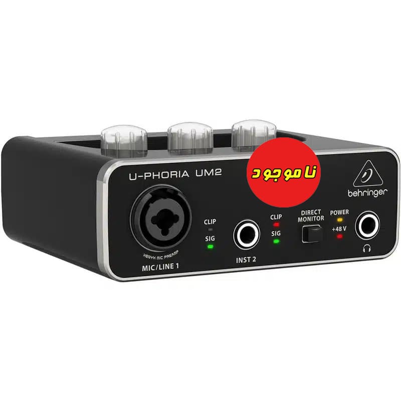 کارت صدای استودیو بهرینگر Behringer مدل UM2 — تصویر ۲