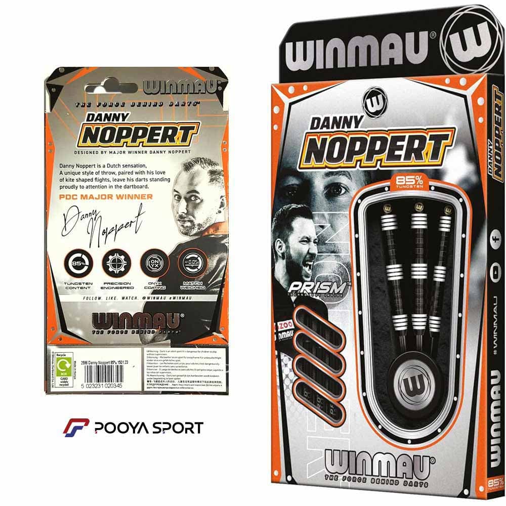 تیر دارت سوزنی حرفه ای تنگستن دنی نوپرت Winmau Danny Noppert 23 gr اصل — تصویر ۱۱