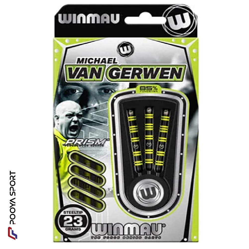 تیر دارت سوزنی حرفه ای تنگستن مایکل ون winmau MVG 85% Gerwen — تصویر ۸