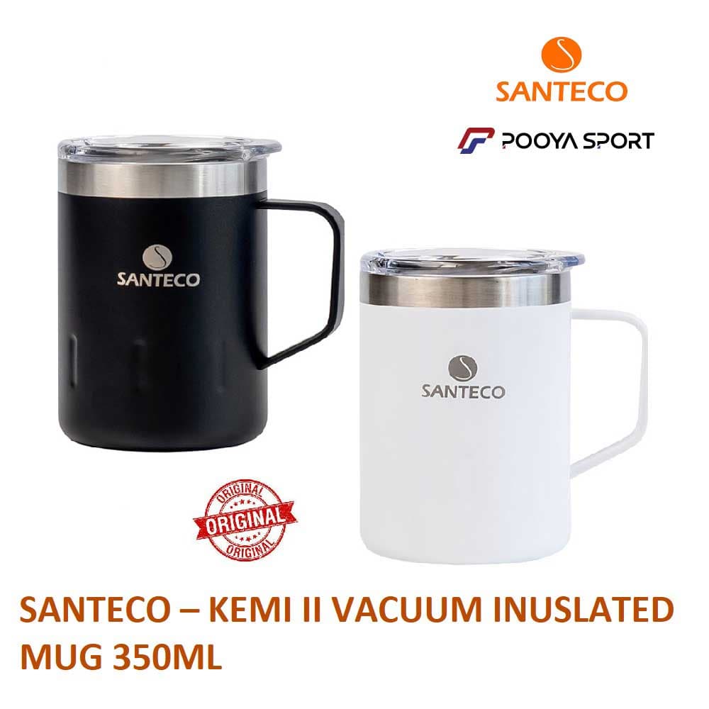 ماگ دو جداره استیل سانتکو اصل Santeco Kemi II 350 ml