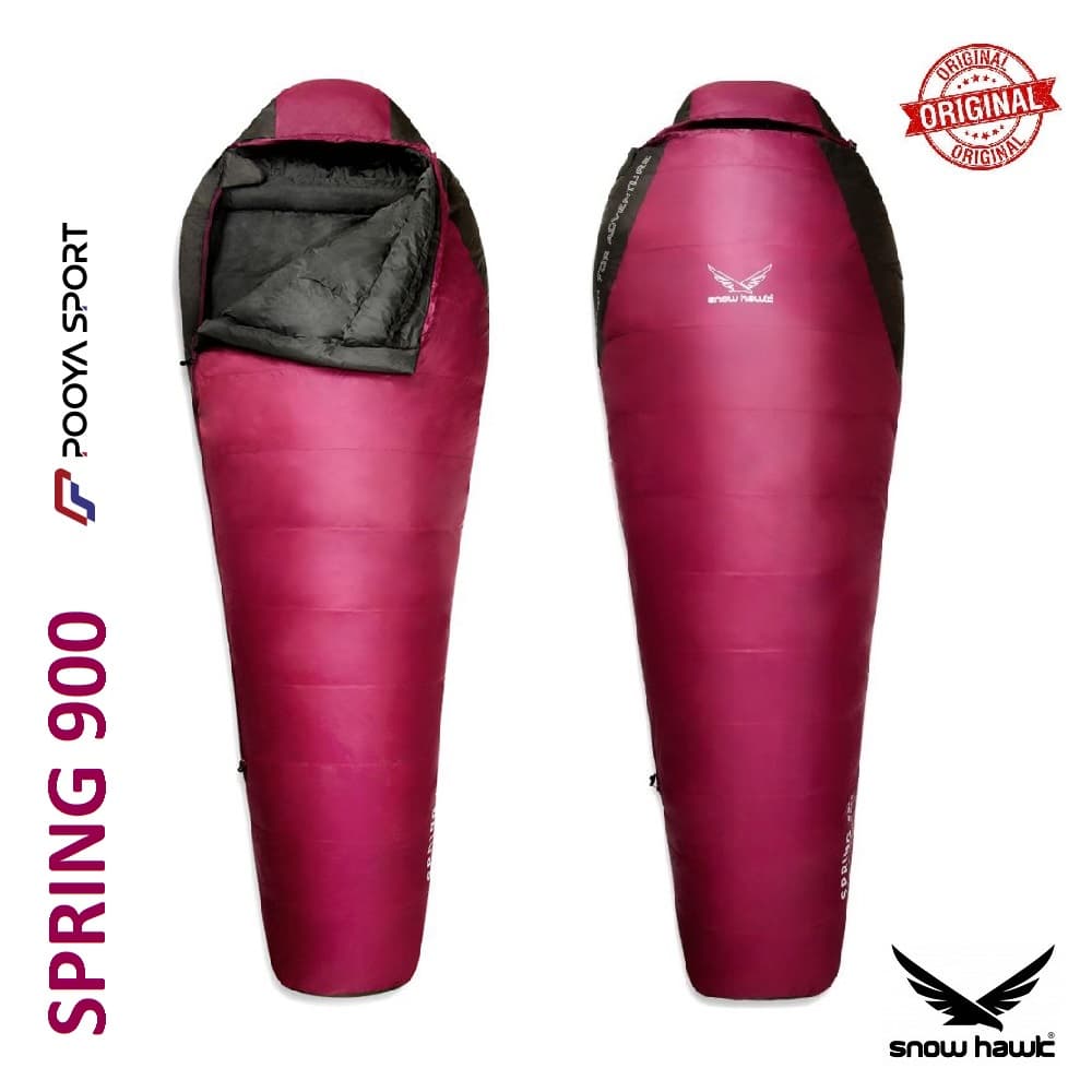 کیسه خواب پر اسنوهاک مدل SPRING 900 بنفش
