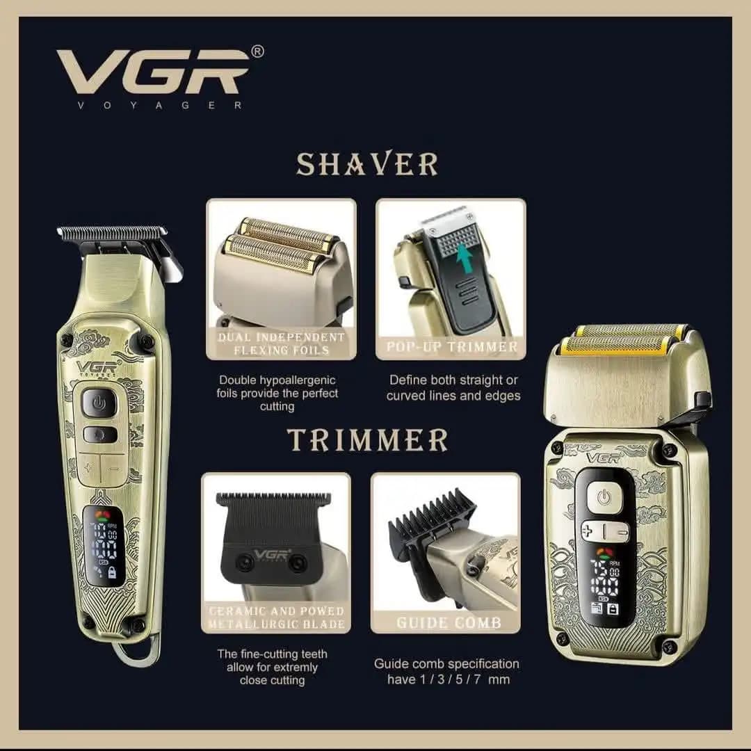 ست ماشین اصلاح وی جی آر مدل V-641 — تصویر ۷