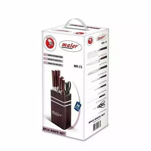 سرویس چاقو آشپزخانه 8 پارچه مایر مدل MR-73 — تصویر ۵