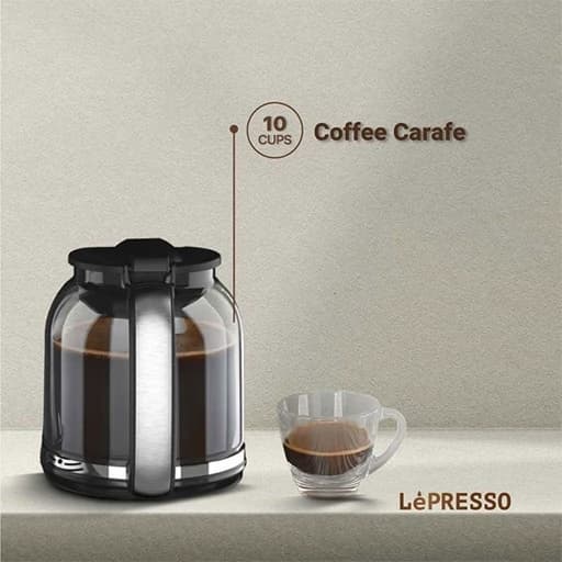 دستگاه قهوه و اسپرسوساز برند LePresso Dual Brew مشکی مدل LP002 با شناسه 558447 — تصویر ۷