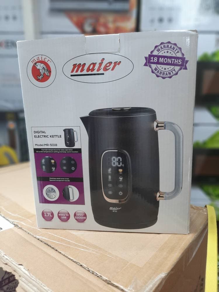 کتری برقی دیجیتال مایر مدل MR 5018 – Maier MR-5018 Digital Electric Kettle — تصویر ۳