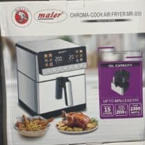 سرخ کن هوشمند و بدون روغن ۱۵ لیتری مایر مدل MR 930 – Maier Chroma-Cook Air Fryer MR-930