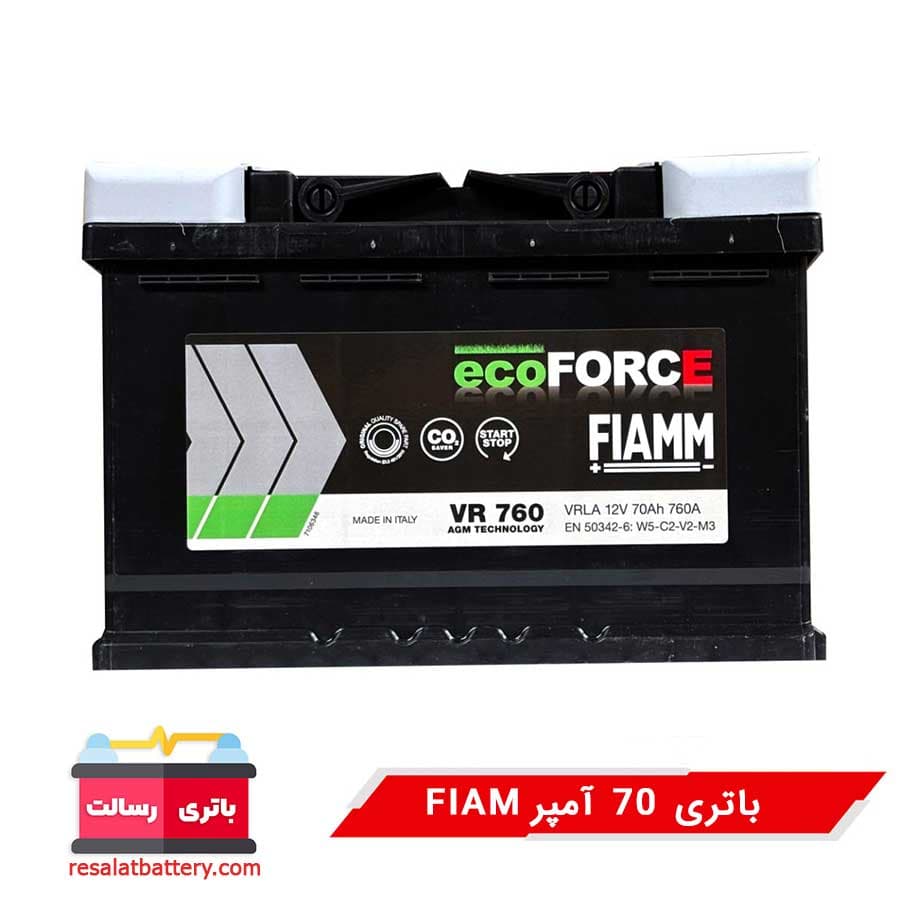 باتری فیام 70 امپر AGM کد 720 باتری تیگو 8 پرومکس