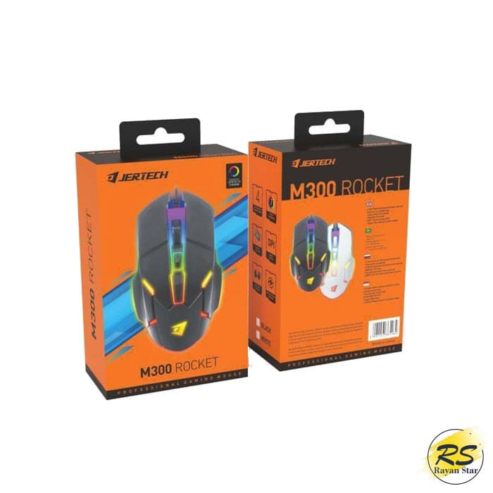 ماوس با سیم گیمینگ جرتک Jertech M300 ROCKET — تصویر ۳