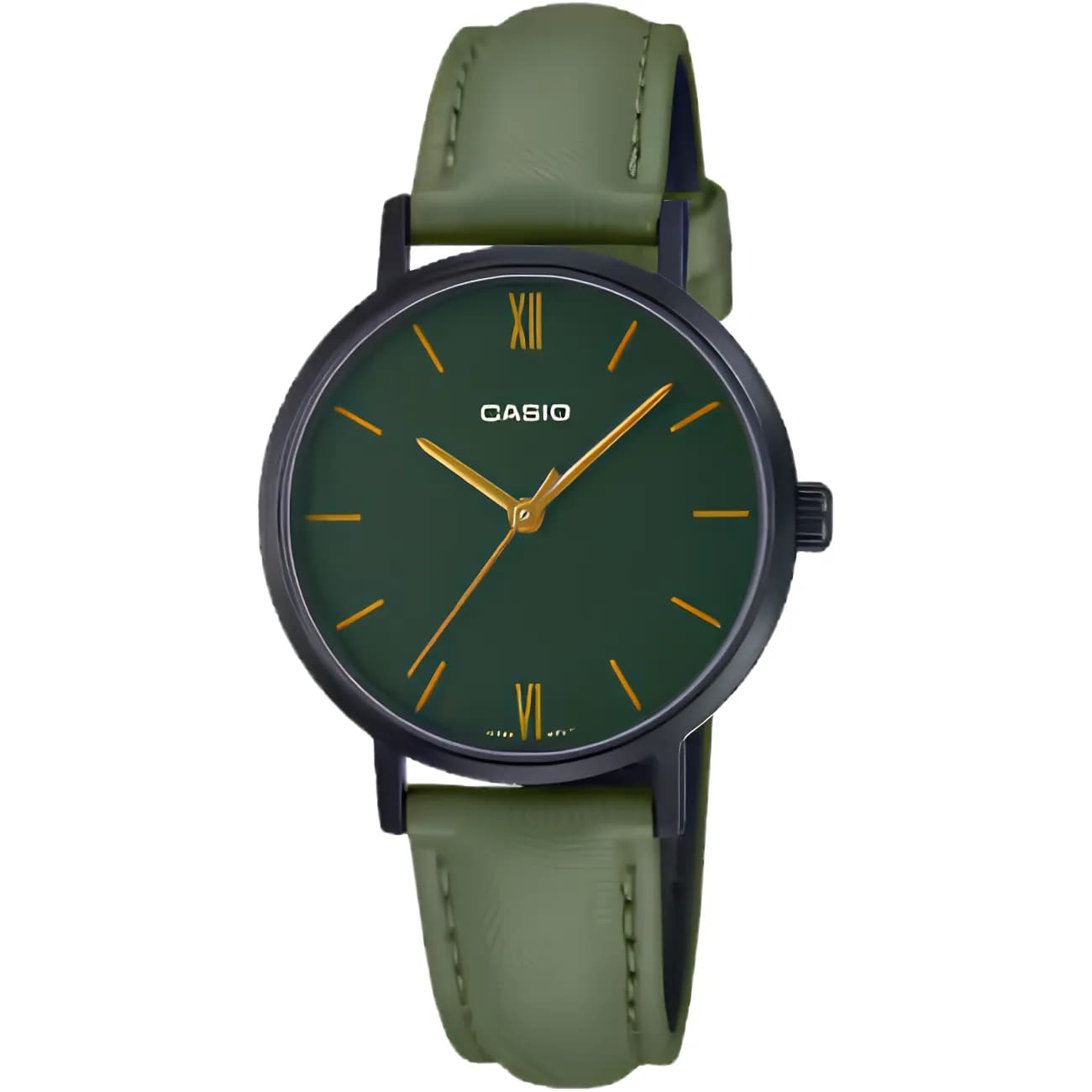 ساعت مچی زنانه کاسیو Casio مدل LTP-VT02BL-3AUDF بند چرمی