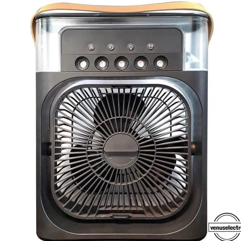 پنکه رومیزی مه پاش سایز بزرگ و اصلی (فول سایز) مدل AIR COOLER FAN چراغ دار | دارای 3 حالت تایمر — تصویر ۱۲