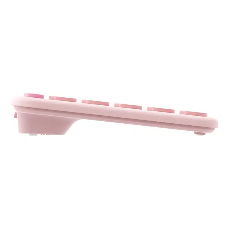 کیبورد بی‌سیم سه‌حالته باسئوس مدل Baseus K01B Wireless Tri-Mode Keyboard Pink — تصویر ۴