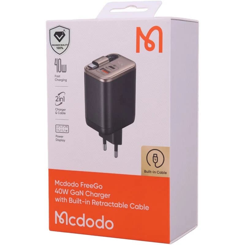 شارژر دیواری 40 وات مک دودو FreeGo CH-428 GaN PD 3A — تصویر ۱۱