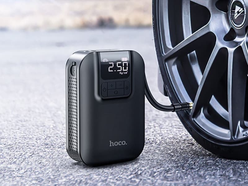 پمپ باد هوشمند هوکو Hoco Smart air pump S53 Breeze — تصویر ۹