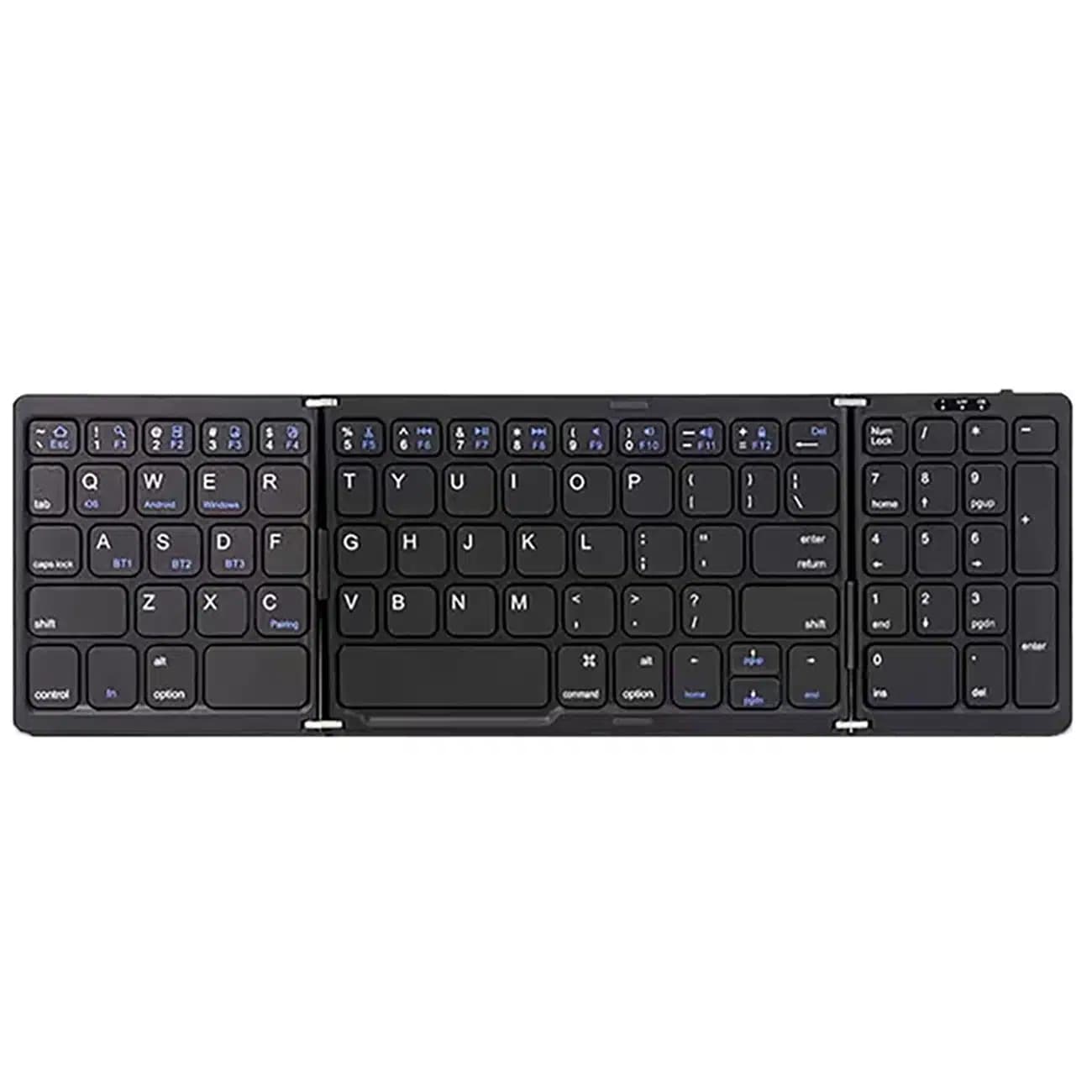 کیبورد بی سیم تاشو جیبی مدل B089 — تصویر ۶