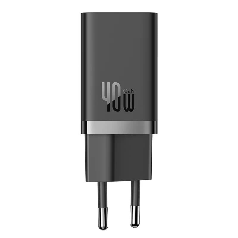 شارژر دیواری 40 وات باسئوس مدل Baseus GaN5 Pro Fast Charger C+C 40W EU CCGP180101 — تصویر ۱۰