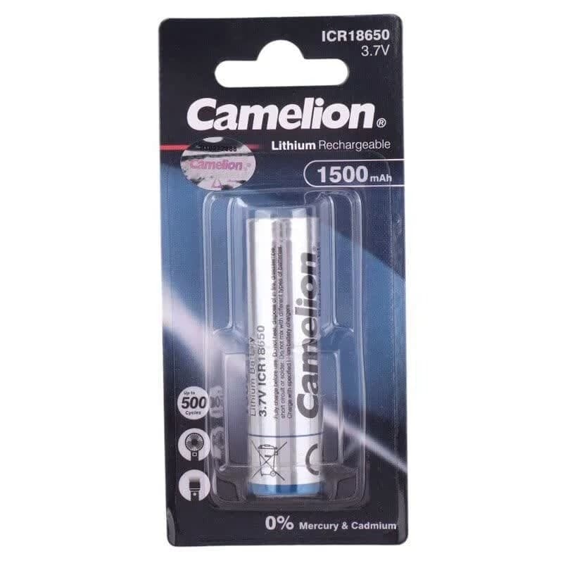 باتری لیتیومی شارژی Camelion ICR18650 1500mAh — تصویر ۸