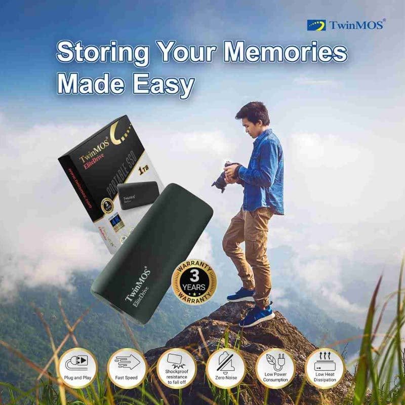 حافظه اکسترنال SSD توین موس TwinMOS EliteDrive 1TB — تصویر ۸