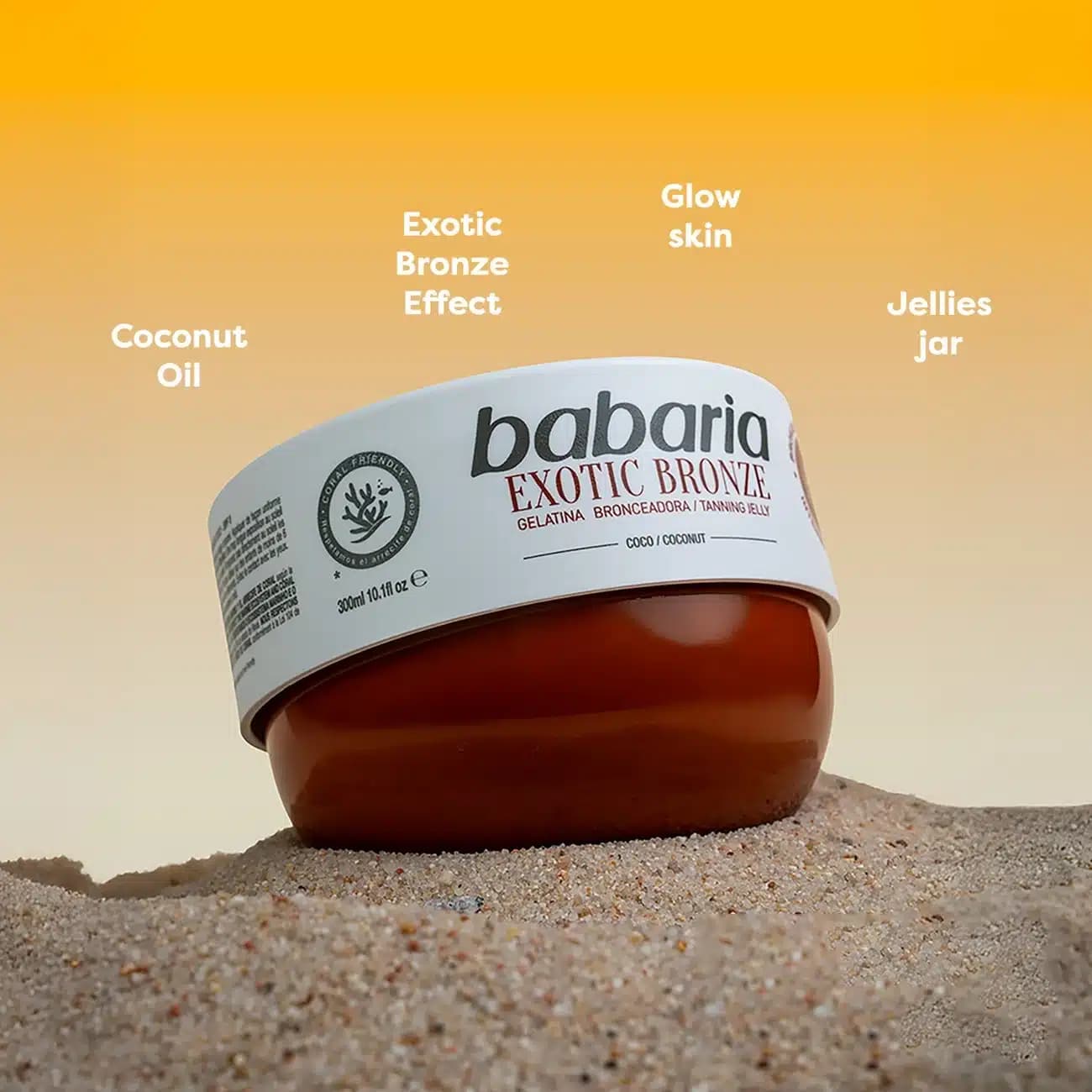ژل برنزه کننده باباریا Babaria مدل Exotic Bronze حجم 300 میلی لیتر — تصویر ۸