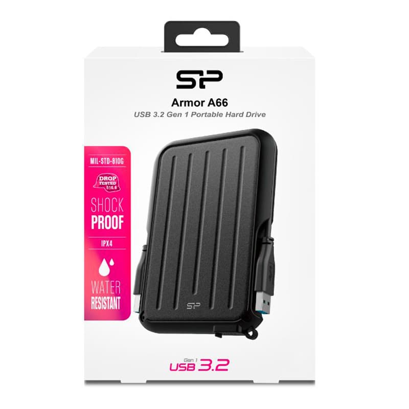 هارد اکسترنال سیلیکون پاور Silicon Power Armor A66 1TB + هدیه — تصویر ۱۱