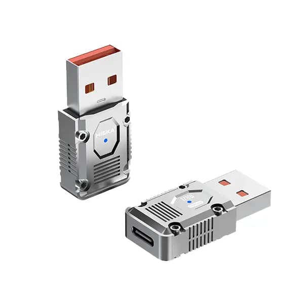 مبدل USB OTG به تایپ سی H9 هیسکا HISKA — تصویر ۷