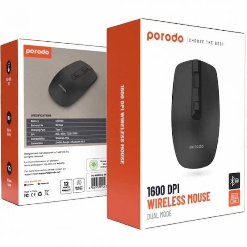 ماوس بی سیم پرودو مدل PD-WBRM16 + هدیه — تصویر ۱۱