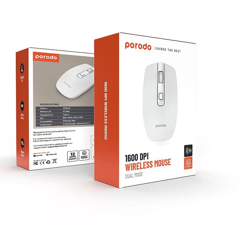 ماوس بی سیم پرودو مدل PD-WBRM16 + هدیه — تصویر ۵