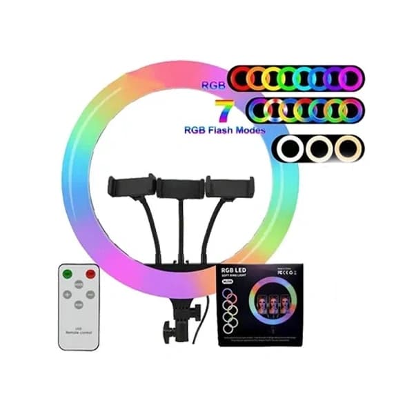 رینگ لایت بدون پایه مدل RGB-MJ36 — تصویر ۲